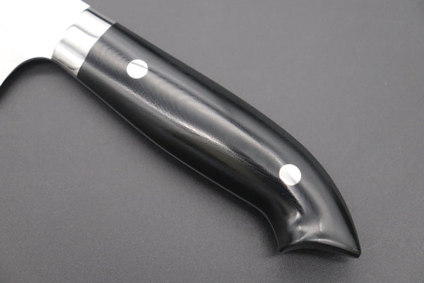 Takeshi Saji Gyuto Takeshi Saji SRS-13 Custom Series Designed By Nomura Gyuto 210mm (8.2 inch, Black Linen Micarta Handle)