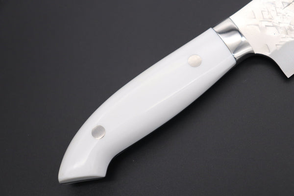 Takeshi Saji Gyuto Takeshi Saji SRS-13 Custom Series Designed By Nomura Gyuto 210mm (8.2 inch, White Corian Handle)