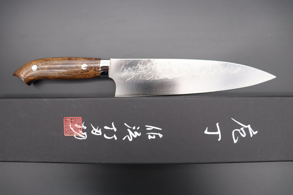 Takeshi Saji Gyuto Takeshi Saji SRS-13 Custom Series Designed By Nomura Gyuto (210mm and 240mm, 2 Sizes, Ironwood Handle)