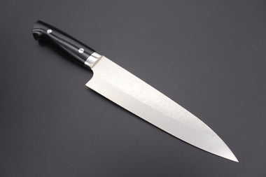 Takeshi Saji Gyuto Takeshi Saji SRS-13 Custom Series Gyuto (210mm and 240mm, 2 Sizes, Black Linen Micarta Handle)