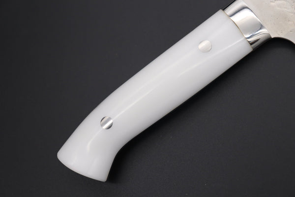 Takeshi Saji Gyuto Takeshi Saji SRS-13 Custom Series Gyuto (210mm and 240mm, 2 Sizes, White Corian Handle)