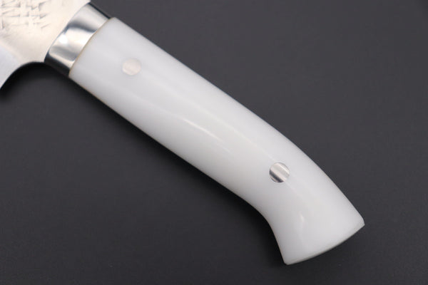 Takeshi Saji Gyuto Takeshi Saji SRS-13 Custom Series Gyuto (210mm and 240mm, 2 Sizes, White Corian Handle)