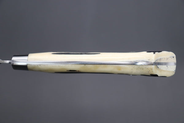 Takeshi Saji Gyuto Takeshi Saji SRS-13 Hammer Forged, Custom Handmade Handle Series "Designed By Nomura" Gyuto (210mm and 240mm, 2 Sizes, Stag Bone Handle)