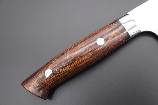 Takeshi Saji Gyuto Takeshi Saji SRS-13 Hammer Forged, Custom Handmade Handle Series Gyuto (210mm and 240mm, 2 Sizes, Ironwood Handle)