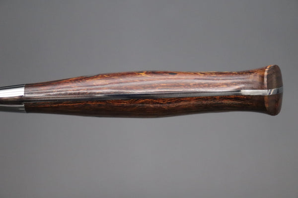 Takeshi Saji Gyuto Takeshi Saji SRS-13 Hammer Forged, Custom Handmade Handle Series Gyuto (210mm and 240mm, 2 Sizes, Ironwood Handle)
