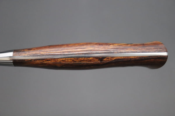 Takeshi Saji Gyuto Takeshi Saji SRS-13 Hammer Forged, Custom Handmade Handle Series Gyuto (210mm and 240mm, 2 Sizes, Ironwood Handle)