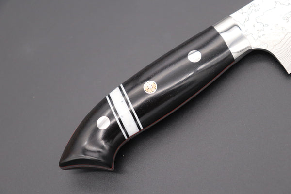 Takeshi Saji Gyuto Takeshi Saji SUMMIT ― Limited Edition Custom Series Designed By Nomura SMT-577 R-2 Custom Damascus Gyuto 180mm (7 Inch)