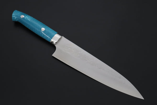 Takeshi Saji Gyuto Takeshi Saji SUMMIT ― Limited Edition Custom Series SMT-1239 SRS-13 Hammer Forged Gyuto 180mm (7 Inch)