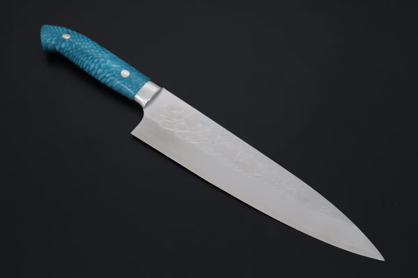 Takeshi Saji Gyuto Takeshi Saji SUMMIT ― Limited Edition Custom Series SMT-1242 SRS-13 Hammer Forged Gyuto 210mm (8.2 Inch)