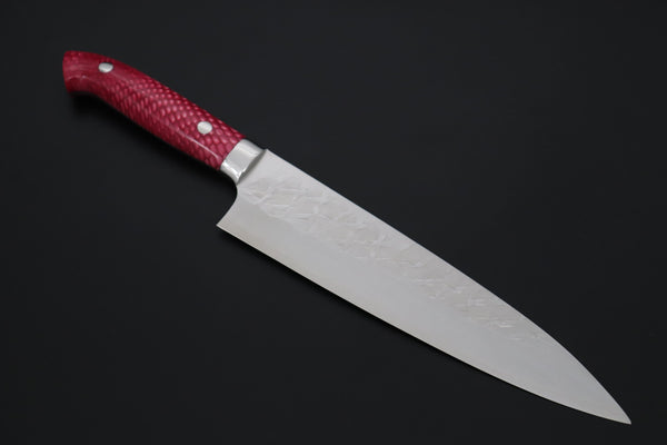 Takeshi Saji Gyuto Takeshi Saji SUMMIT ― Limited Edition Custom Series SMT-1243 SRS-13 Hammer Forged Gyuto 210mm (8.2 Inch)