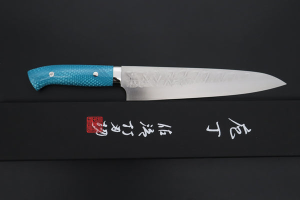 Takeshi Saji Gyuto Takeshi Saji SUMMIT ― Limited Edition Custom Series SMT-1248 SRS-13 Hammer Forged Gyuto 240mm (9.4 Inch)