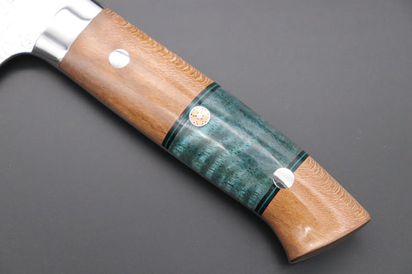 Takeshi Saji Gyuto Takeshi Saji SUMMIT ― Limited Edition Custom Series SMT-363 R-2 Custom Damascus Gyuto 270mm (10.6 Inch)