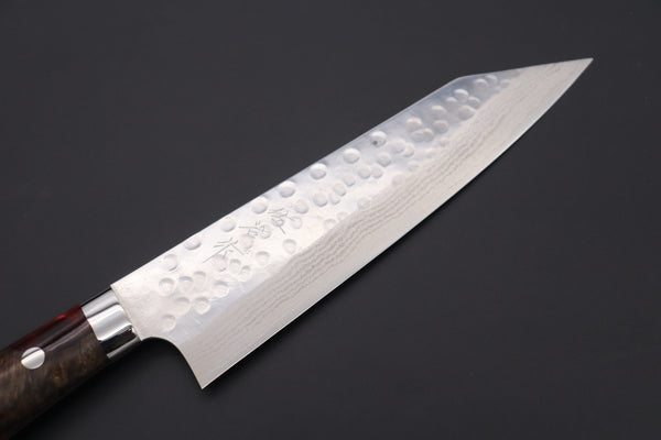 Takeshi Saji Gyuto SMT-629 Kiritsuke Gyuto 180mm (7 inch) Takeshi Saji SUMMIT ― Limited Edition Custom Series SMT-629 SRS-13 Custom Hammered Tsuchime Damascus Kiritsuke Gyuto 180mm (7 Inch)