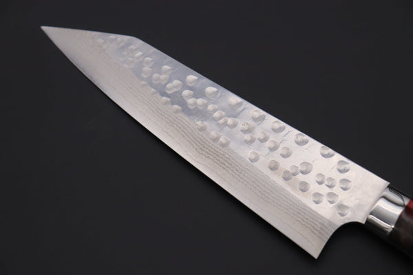 Takeshi Saji Gyuto SMT-629 Kiritsuke Gyuto 180mm (7 inch) Takeshi Saji SUMMIT ― Limited Edition Custom Series SMT-629 SRS-13 Custom Hammered Tsuchime Damascus Kiritsuke Gyuto 180mm (7 Inch)