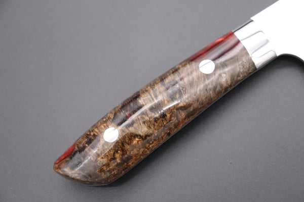 Takeshi Saji Gyuto SMT-629 Kiritsuke Gyuto 180mm (7 inch) Takeshi Saji SUMMIT ― Limited Edition Custom Series SMT-629 SRS-13 Custom Hammered Tsuchime Damascus Kiritsuke Gyuto 180mm (7 Inch)
