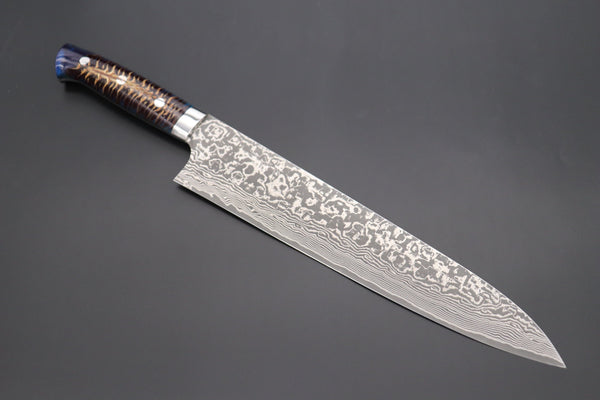 Takeshi Saji Gyuto Takeshi Saji SUMMIT ― Limited Edition Custom Series SMT-769 R-2 Custom Damascus Gyuto 270mm (10.6 Inch)