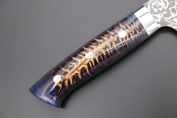 Takeshi Saji Gyuto Takeshi Saji SUMMIT ― Limited Edition Custom Series SMT-769 R-2 Custom Damascus Gyuto 270mm (10.6 Inch)