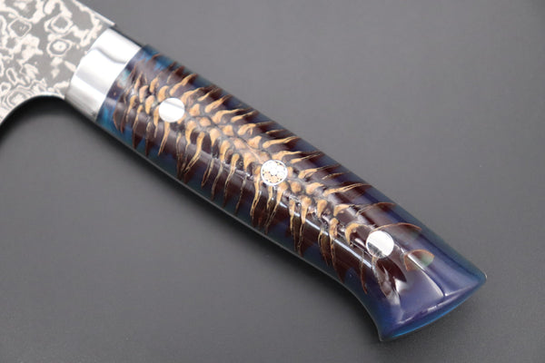 Takeshi Saji Gyuto Takeshi Saji SUMMIT ― Limited Edition Custom Series SMT-769 R-2 Custom Damascus Gyuto 270mm (10.6 Inch)
