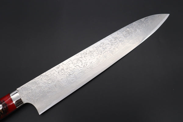 Takeshi Saji Gyuto Takeshi Saji SUMMIT ― Limited Edition Custom Series SMT-787 R-2 Custom Damascus Gyuto 270mm (10.6 Inch)