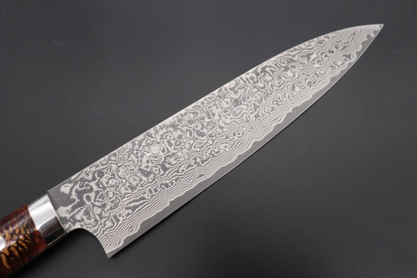 Takeshi Saji Gyuto Takeshi Saji SUMMIT ― Limited Edition Custom Series SMT-804 R-2 Custom Damascus Gyuto 210mm (8.2 Inch)