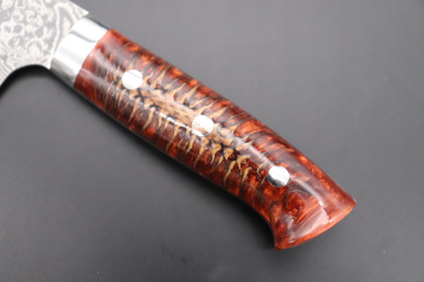 Takeshi Saji Gyuto Takeshi Saji SUMMIT ― Limited Edition Custom Series SMT-805 R-2 Custom Damascus Gyuto 210mm (8.2 Inch)
