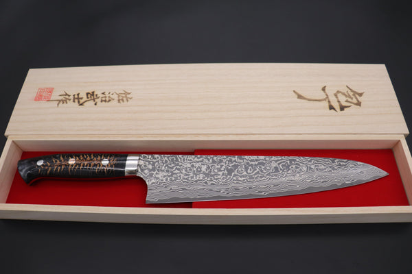 Takeshi Saji Gyuto Takeshi Saji SUMMIT ― Limited Edition Custom Series SMT-806 R-2 Custom Damascus Gyuto 240mm (9.4 Inch)