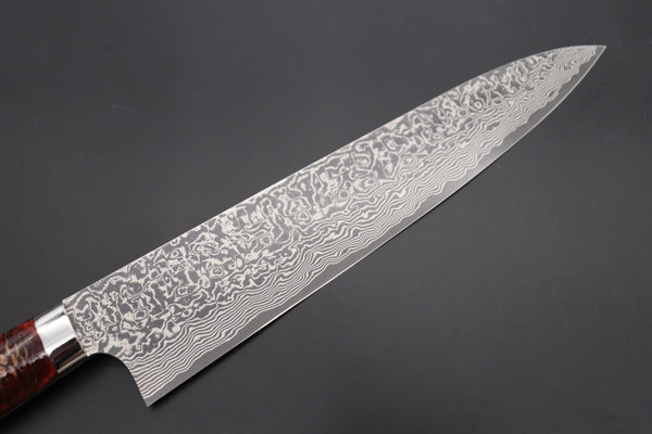 Takeshi Saji Gyuto Takeshi Saji SUMMIT ― Limited Edition Custom Series SMT-808 R-2 Custom Damascus Gyuto 240mm (9.4 Inch)