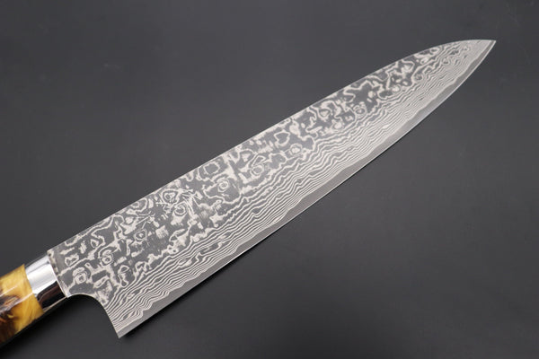 Takeshi Saji Gyuto Takeshi Saji SUMMIT ― Limited Edition Custom Series SMT-811 R-2 Custom Damascus Gyuto 240mm (9.4 Inch)
