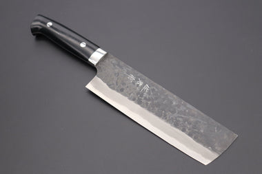 Takeshi Saji Nakiri ASB-8 Nakiri 165mm Takeshi Saji Aogami Super Custom Series Nakiri 165mm (6.4 inch, Linen Micarta Handle)