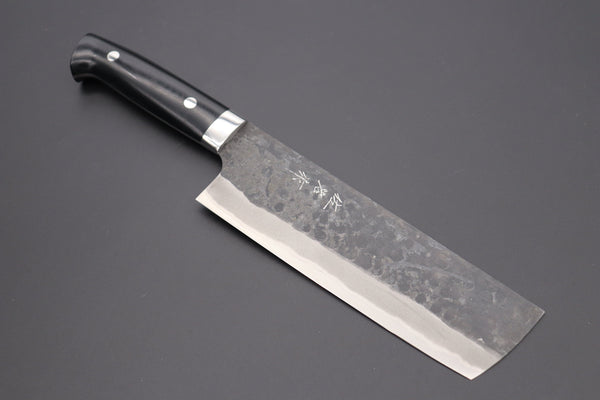 Takeshi Saji Nakiri ASB-8 Nakiri 165mm Takeshi Saji Aogami Super Custom Series Nakiri 165mm (6.4 inch, Linen Micarta Handle)