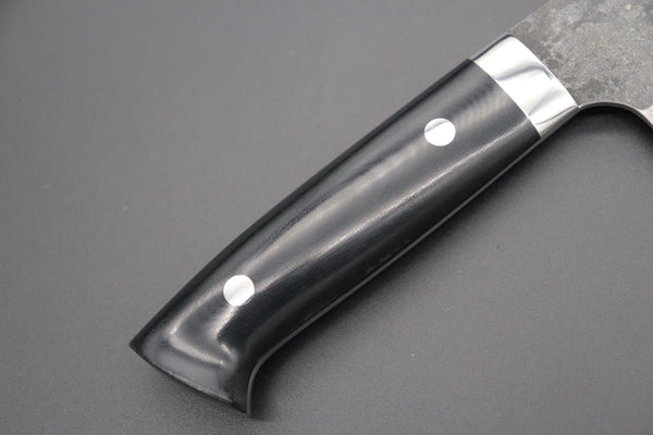 Takeshi Saji Nakiri ASB-8 Nakiri 165mm Takeshi Saji Aogami Super Custom Series Nakiri 165mm (6.4 inch, Linen Micarta Handle)
