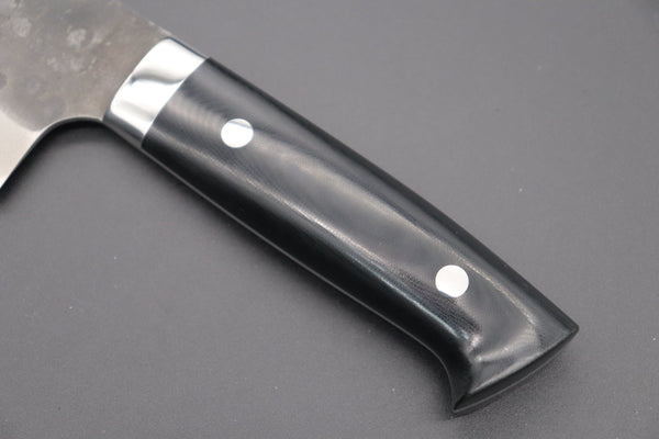 Takeshi Saji Nakiri ASB-8 Nakiri 165mm Takeshi Saji Aogami Super Custom Series Nakiri 165mm (6.4 inch, Linen Micarta Handle)