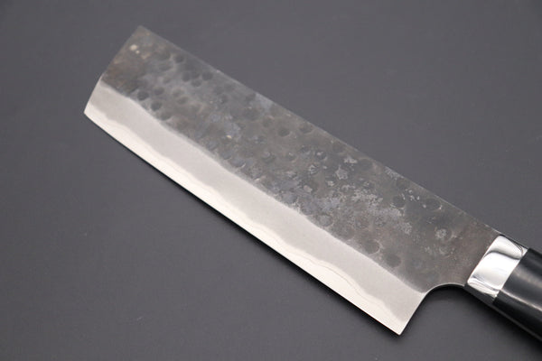 Takeshi Saji Nakiri ASB-8 Nakiri 165mm Takeshi Saji Aogami Super Custom Series Nakiri 165mm (6.4 inch, Linen Micarta Handle)