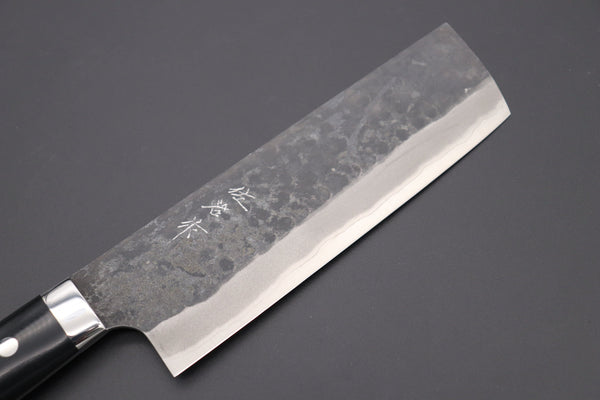 Takeshi Saji Nakiri ASB-8 Nakiri 165mm Takeshi Saji Aogami Super Custom Series Nakiri 165mm (6.4 inch, Linen Micarta Handle)