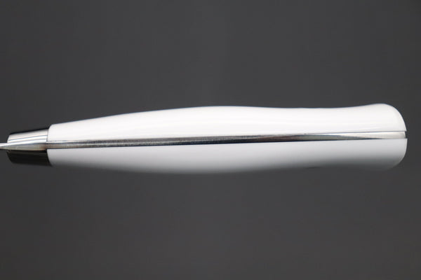 Takeshi Saji Nakiri Takeshi Saji SRS-13 Custom Series Nakiri 165mm (6.4 inch, White Corian Handle)