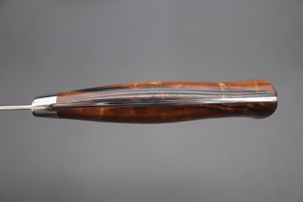 Takeshi Saji Nakiri Takeshi Saji SRS-13 Hammer Forged, Custom Handmade Handle Series Nakiri 165mm (6.4 inch, Ironwood Handle)
