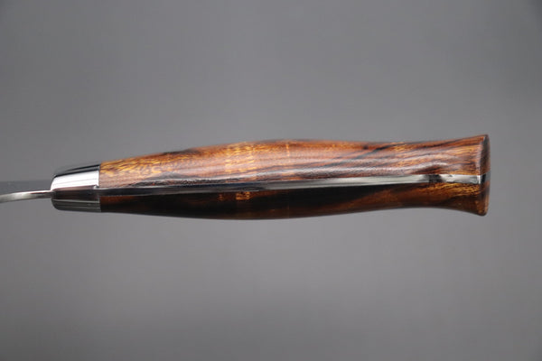 Takeshi Saji Nakiri Takeshi Saji SRS-13 Hammer Forged, Custom Handmade Handle Series Nakiri 165mm (6.4 inch, Ironwood Handle)