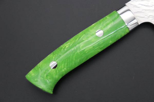 Takeshi Saji Nakiri Takeshi Saji SUMMIT ― Limited Edition Custom Series SMT-1032 STRIX SAN-MAI Custom Hammered Nakiri 165mm (6.4 Inch)
