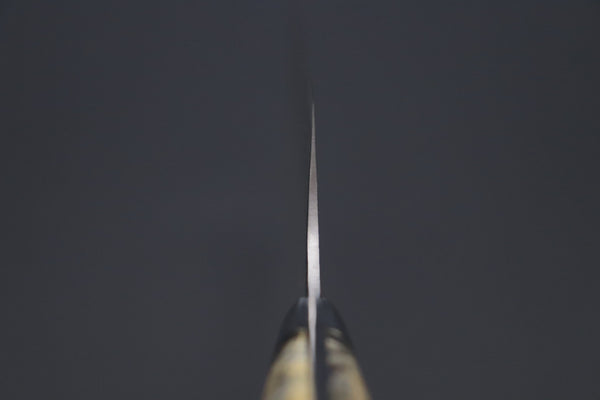 Takeshi Saji Nakiri Takeshi Saji SUMMIT ― Limited Edition Custom Series SMT-1086 VG-10W Multi-Colored Golden-Rainbow Damascus Nakiri 165mm (6.4 Inch)