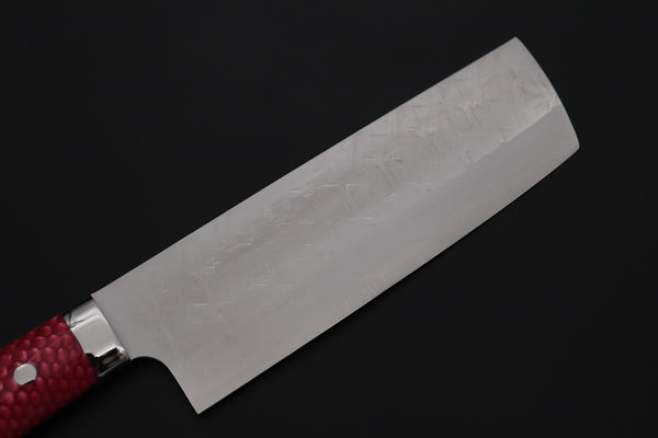Takeshi Saji Nakiri Takeshi Saji SUMMIT ― Limited Edition Custom Series SMT-1235 SRS-13 Hammer Forged Nakiri 165mm (6.4 Inch)