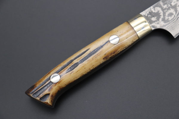 Takeshi Saji Paring ST-1P Paring 90mm (3.5 inch) / Stag Bone Handle Takeshi Saji VG-10 Custom Damascus Wild Series Paring 90mm (3.5inch, Stag Bone Handle)ST-1P