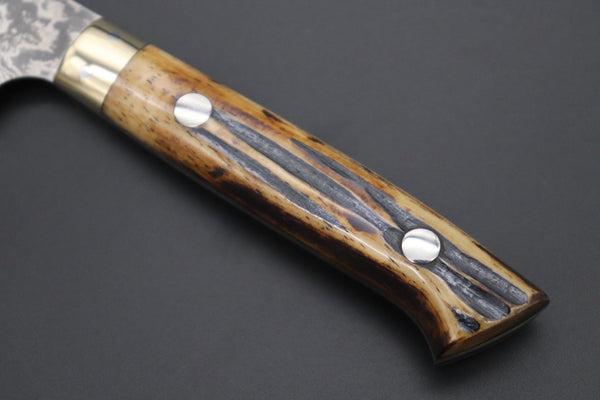 Takeshi Saji Paring ST-1P Paring 90mm (3.5 inch) / Stag Bone Handle Takeshi Saji VG-10 Custom Damascus Wild Series Paring 90mm (3.5inch, Stag Bone Handle)ST-1P