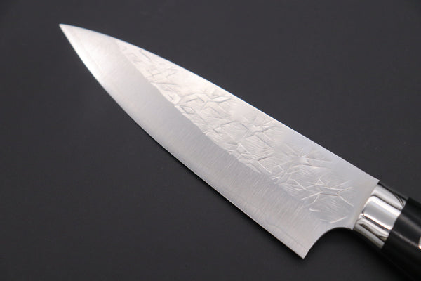 Takeshi Saji Petty Takeshi Saji SRS-13 Custom Series Designed By Nomura Petty 135mm (5.3 inch, Black Linen Micarta Handle)