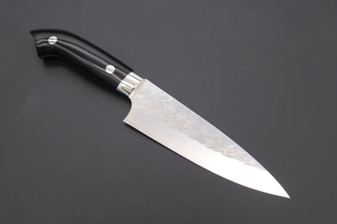 Takeshi Saji Petty Takeshi Saji SRS-13 Custom Series Designed By Nomura Petty 135mm (5.3 inch, Black Linen Micarta Handle)