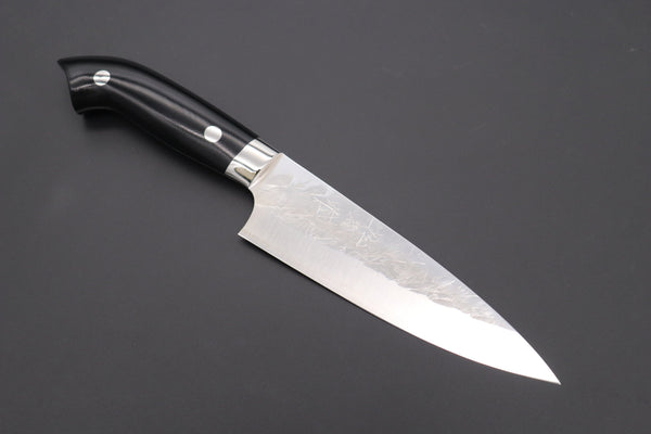Takeshi Saji Petty Takeshi Saji SRS-13 Custom Series Designed By Nomura Petty 135mm (5.3 inch, Black Linen Micarta Handle)