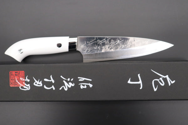 Takeshi Saji Petty Takeshi Saji SRS-13 Custom Series Designed By Nomura Petty 135mm (5.3 inch, White Corian Handle)