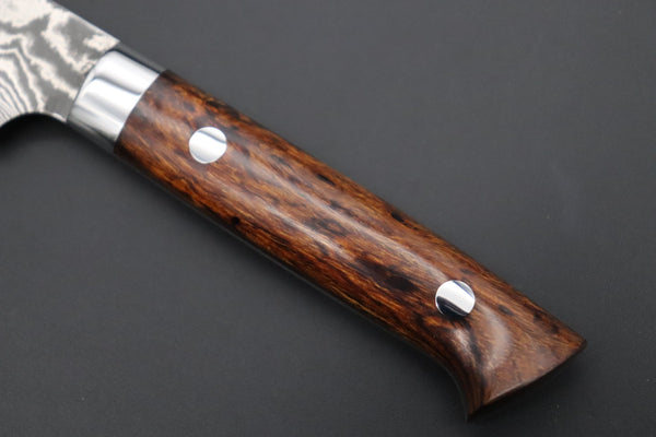 Takeshi Saji Petty Takeshi Saji VG-10 Custom Damascus Wild Series Petty (135mm and 150mm, Desert Ironwood Handle)