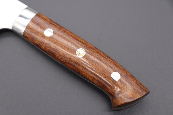 Takeshi Saji Santoku Master Saji Rainbow Damascus Series Santoku 180mm (7 inch, Ironwood Handle)
