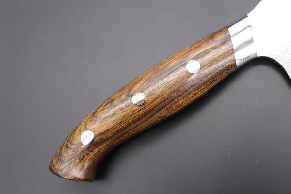 Takeshi Saji Santoku SNRD-5I Santoku 175mm Takeshi Saji R-2 Custom Diamond Damascus Wild Series New Design SNRD-5I Santoku175mm (6.8 inch, Ironwood Handle)