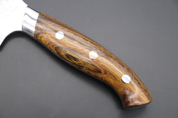 Takeshi Saji Santoku SNRD-5I Santoku 175mm Takeshi Saji R-2 Custom Diamond Damascus Wild Series New Design SNRD-5I Santoku175mm (6.8 inch, Ironwood Handle)